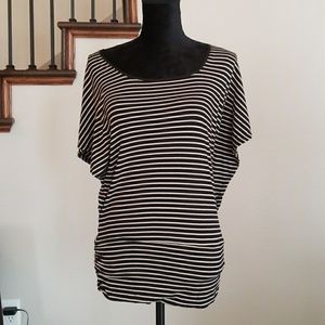 White and Black Top